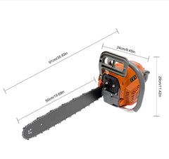 Gasoline Chain Saw Gas-Powered Cordless Chainsaw for Cutting Wood