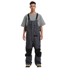 Windproof Smowbpard Suspender Trousers